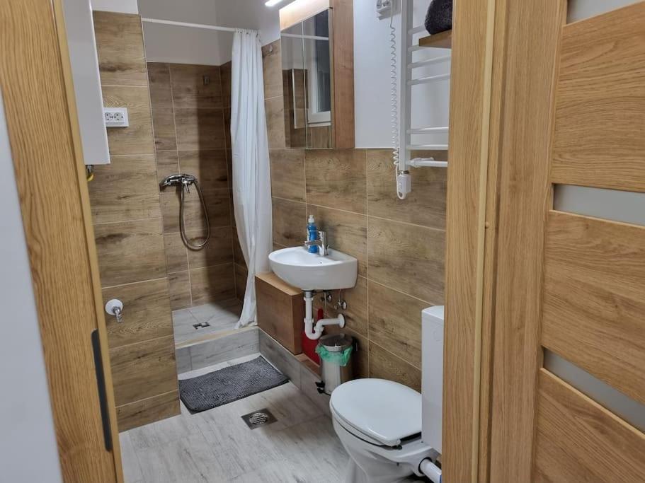 Downtown Studio Apartman เปตช์ ภายนอก รูปภาพ